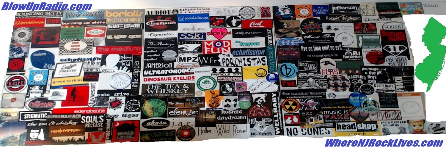 BlowUpRadio.com Sticker Wall